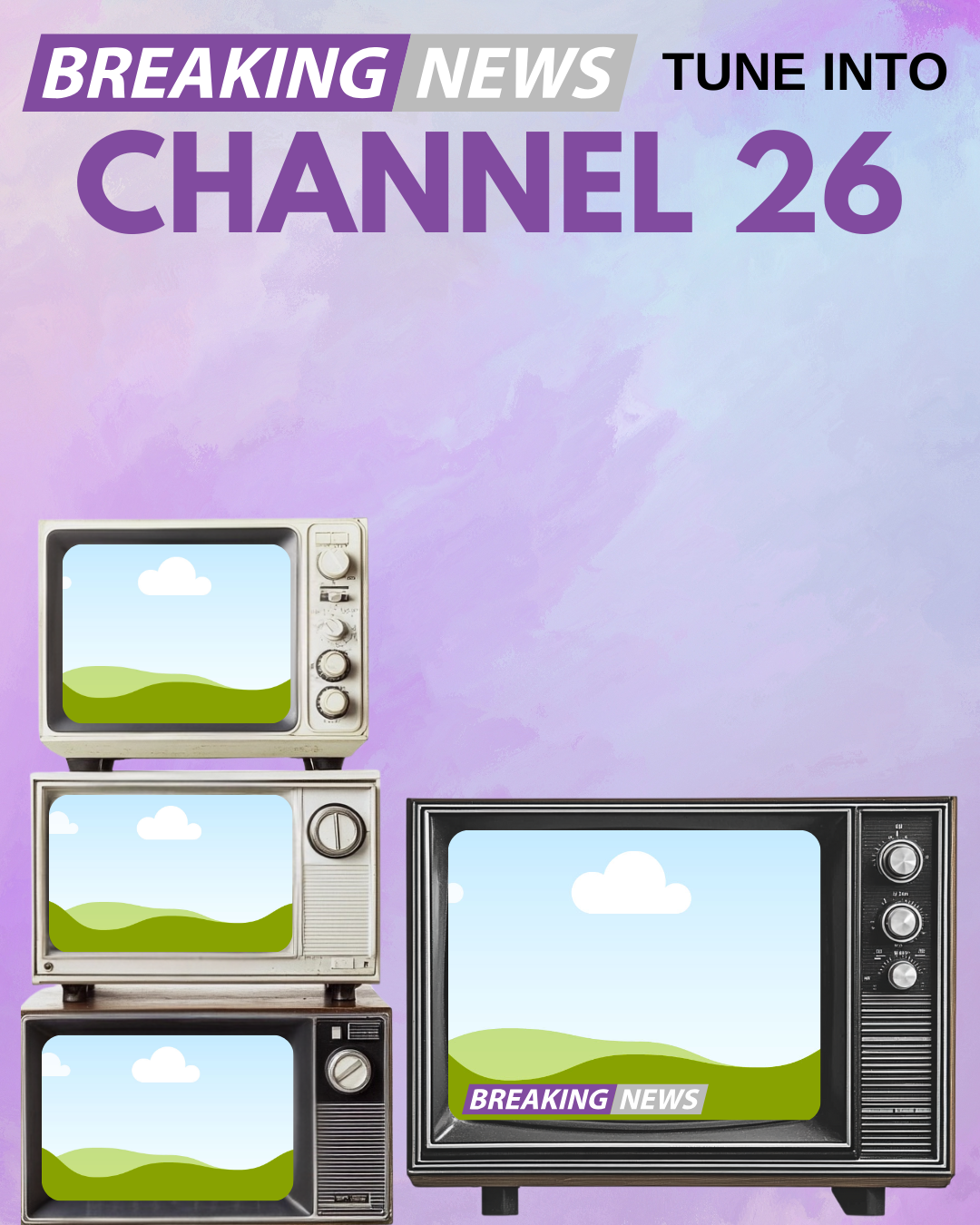 Breaking News TV Flyer Template