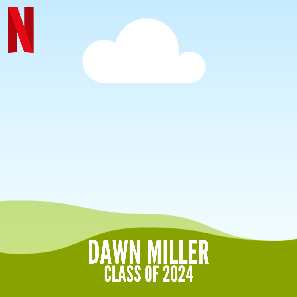 Gradflix Movie Poster Canva Template