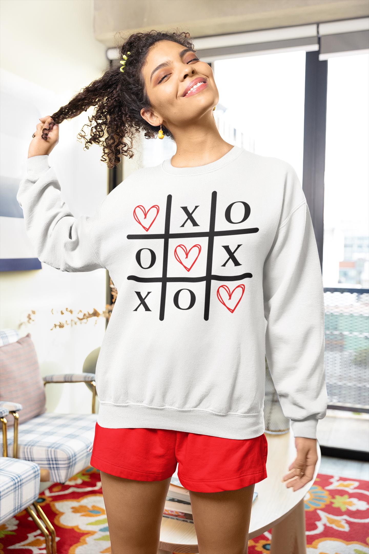 Tic Tac Toe Valentine Design (SVG + PNG)