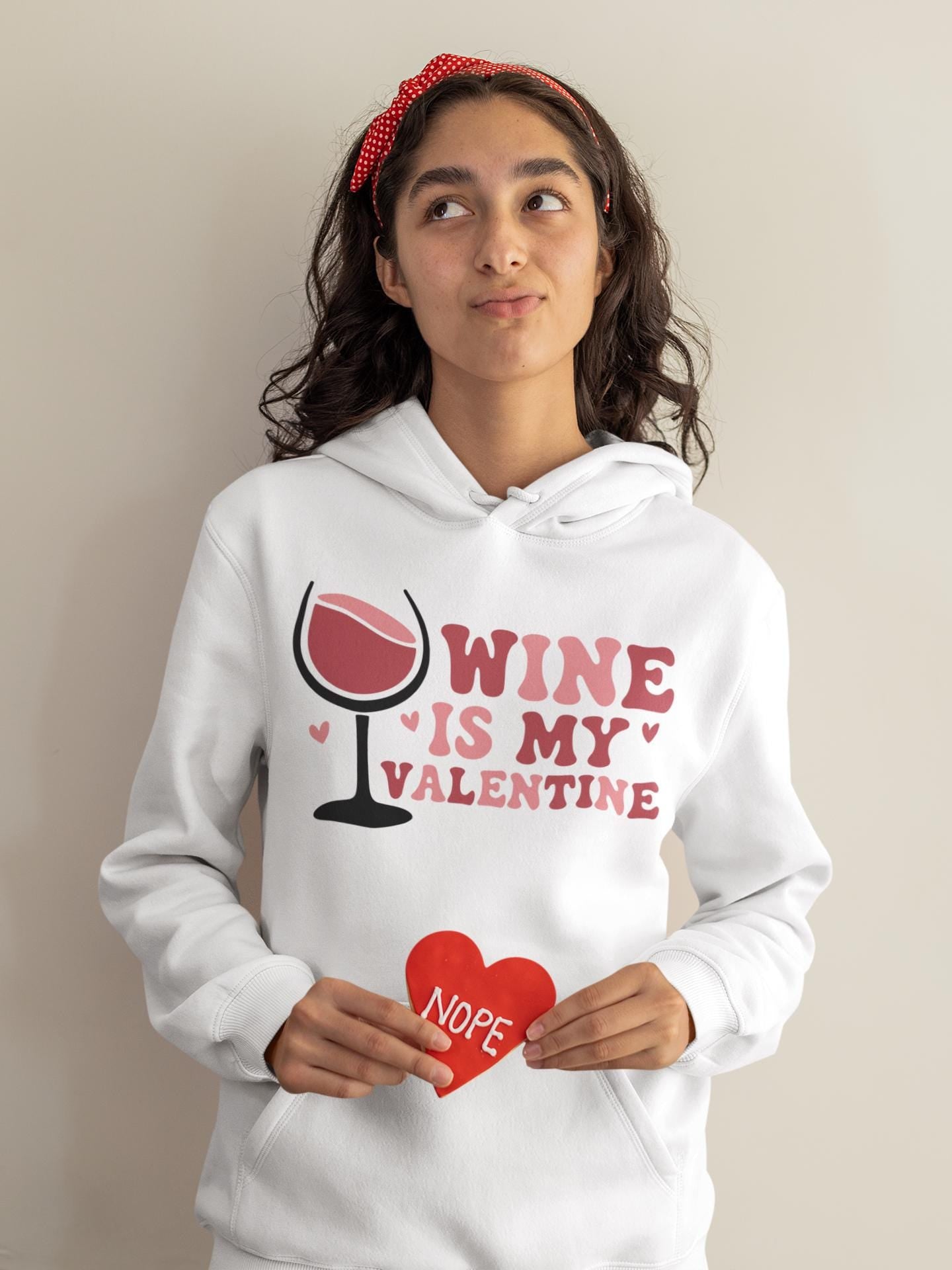 Wine Is My Valentine SVG & PNG