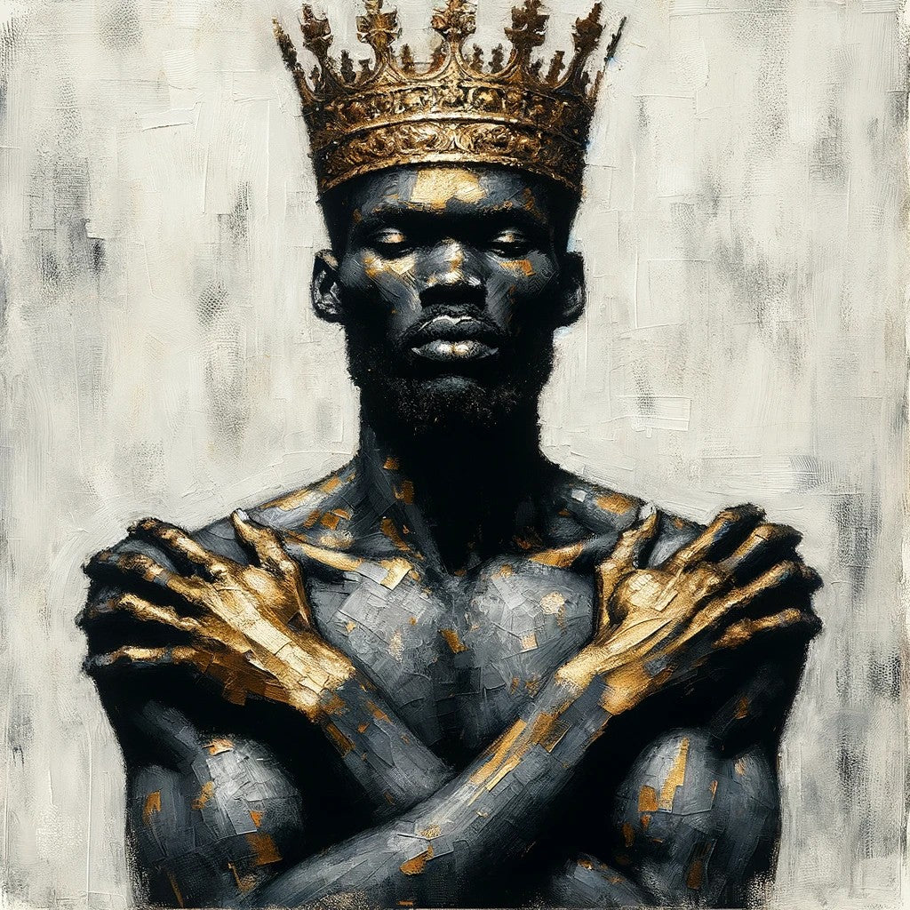 Majestic Royalty (Black King) Printable wall art