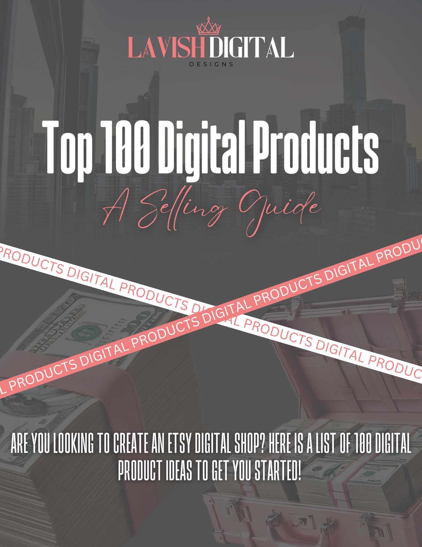 100 Digital product ideas to sell on Etsy, What free & Paid programs you can use to create them!!