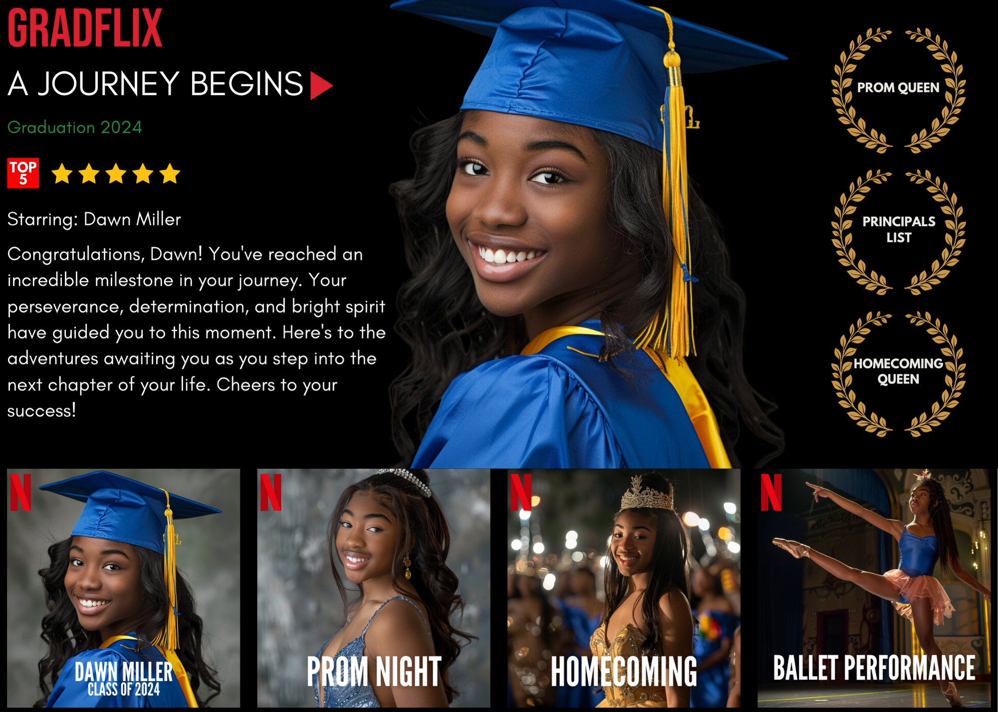 Netflix Grad Posters Gradflix Movie Poster Canva Template – Lavish Digital Designs