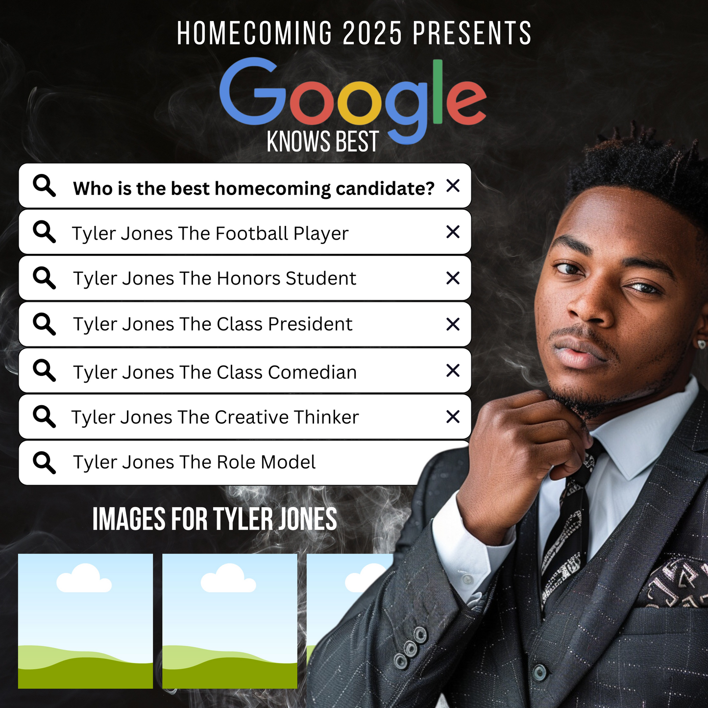 Google knows best Canva template