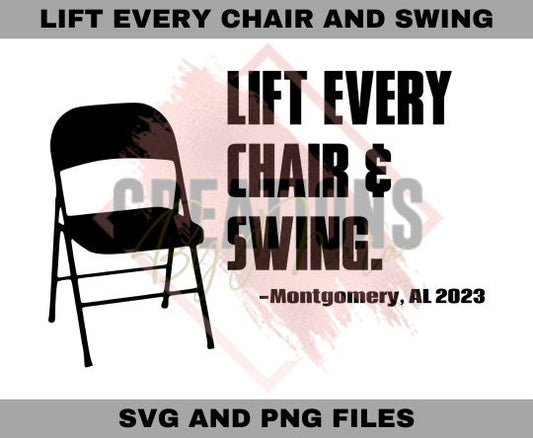 Lift every chair and swing svg and png, Alabama Brawl svg, Alabama brawl png