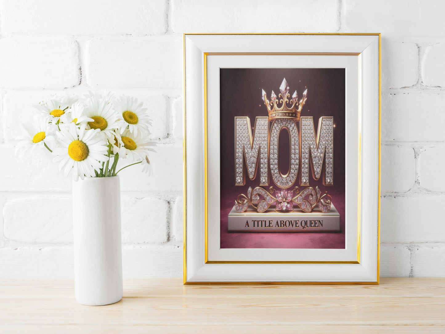 MOM printable wall art | DIGITAL DOWNLOAD | Sublimation | Mothers day | Beautiful wall art | Wall Art