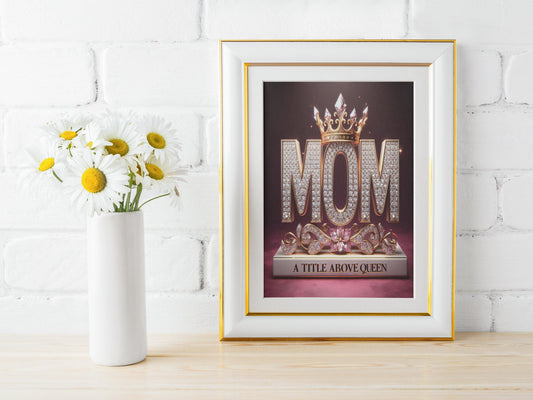 MOM printable wall art | DIGITAL DOWNLOAD | Sublimation | Mothers day | Beautiful wall art | Wall Art