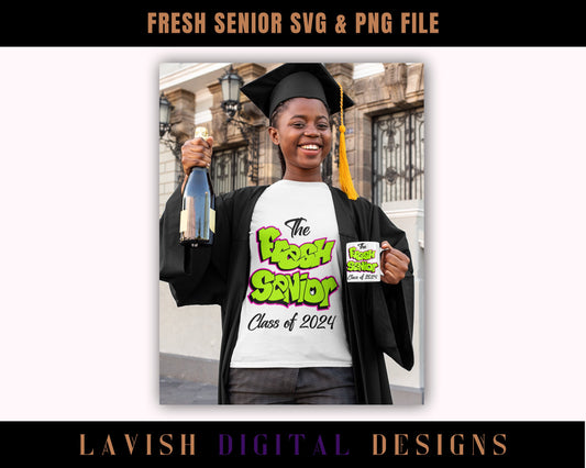 fresh senior 2024 svg & png