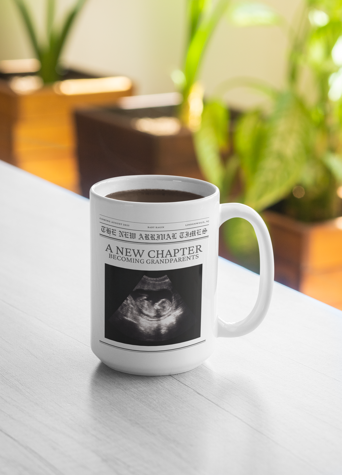 New Arrival Times Canva Template